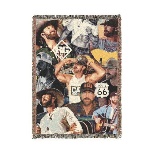 Riley Green Weave Blanket